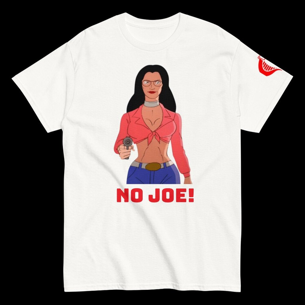 Baroness NO JOE! Unisex Classic Tee w/ Cobra Command Logo on Left Sleeve